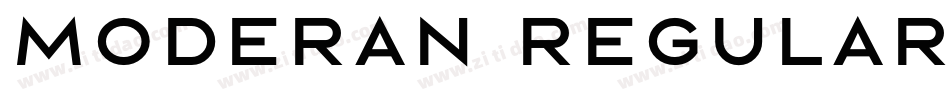 Moderan Regular字体转换